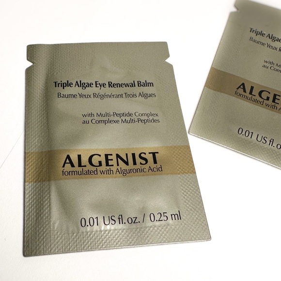 7 pc 🆕 ALGENIST Genius Skincare Sample Set w/ Toner, Anti-Aging Cream, Eye Balm - Picture 8 of 8
